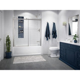 PROJECTA 60 in. x 36 in. Acrylic Left-Hand Drain Rectangular Alcove Whirlpool Bathtub in White