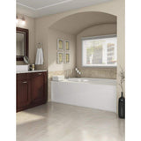 Jacuzzi PROJECTA 60 in. x 42 in. Acrylic Left-Hand Drain Rectangular Alcove Whirlpool Bathtub in White