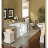 Jacuzzi CETRA 60 in. x 36 in. Acrylic Left-Drain Rectangular Alcove Whirlpool Bathtub in White