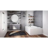 Jacuzzi PROJECTA 60 in. x 42 in. Acrylic Rectangular Drop-in Whirlpool Bathtub in White