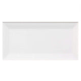 Jeffrey Court Allegro White Bevel 3 in. x 6 in. Glossy Ceramic Wall Tile (11 sq. ft. / Case)