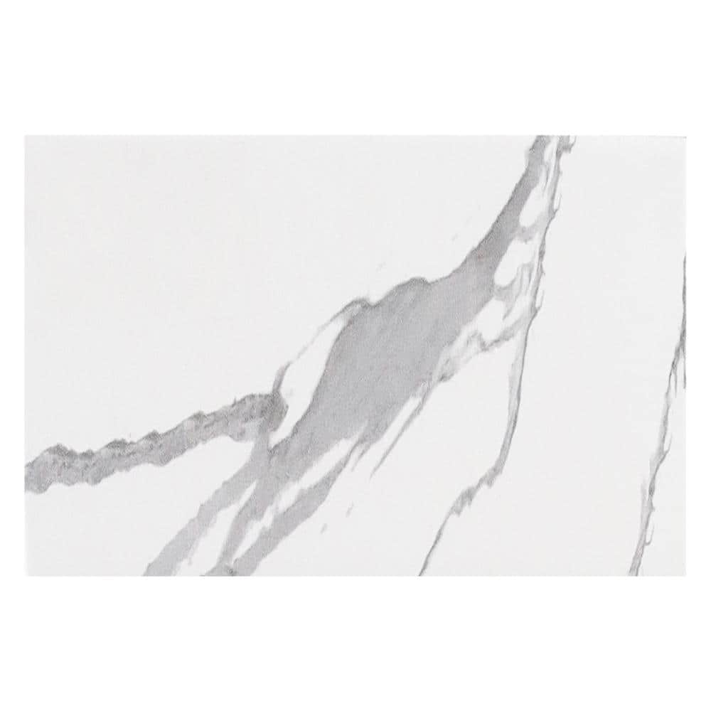 Jeffrey Court Carrara Inkjet White 8 in. x 12 in. Matte Ceramic Wall Tile (12 sq. ft. / Case)