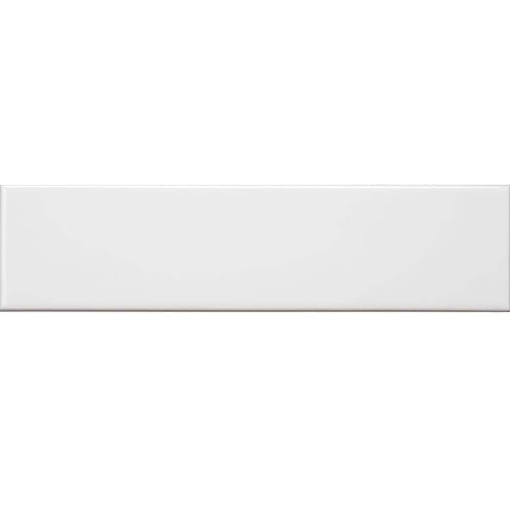 Jeffrey Court Allegro White 3 in. x 12 in. Glossy Ceramic Wall Tile (16.5 sq. ft. / Case)