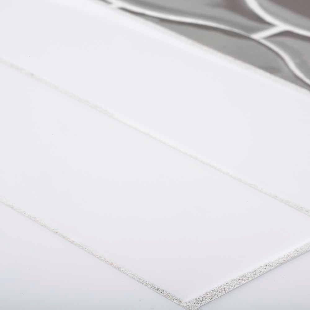 Jeffrey Court Allegro White 3 in. x 12 in. Glossy Ceramic Wall Tile (16.5 sq. ft. / Case)