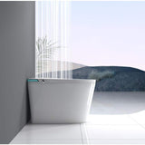 JimsMaison Elongated Bidet Toilet with LED Display, Heated Seat & Dryer