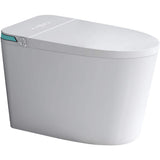 JimsMaison Elongated Bidet Toilet with LED Display, Heated Seat & Dryer