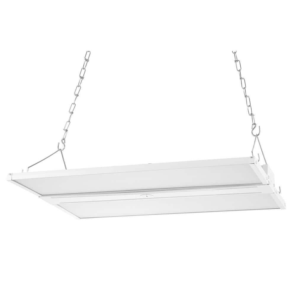 JONATHAN Y 1.98 ft. 220-Watt Equivalent Integrated LED White Shop High Bay Light with 28600 Lumens 5000K