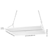 JONATHAN Y 220-Watt Equivalent Integrated LED White High Bay Light Motion Sensor Shop Light with 28600 Lumens 5000K