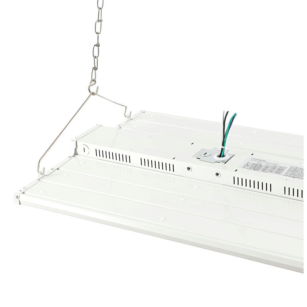JONATHAN Y 220-Watt Equivalent Integrated LED White High Bay Light Motion Sensor Shop Light with 28600 Lumens 5000K