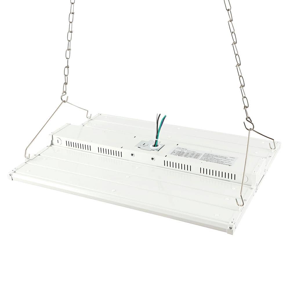 JONATHAN Y 220-Watt Equivalent Integrated LED White High Bay Light Motion Sensor Shop Light with 28600 Lumens 5000K