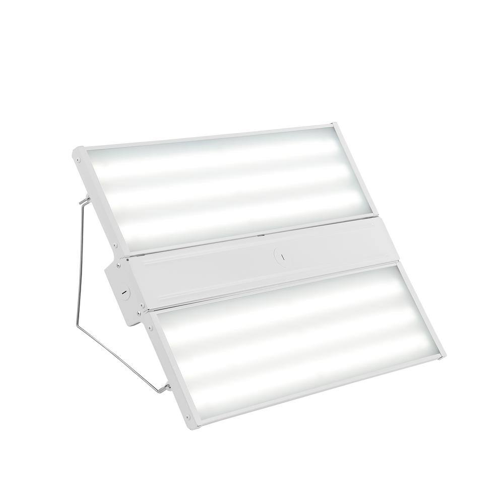 JONATHAN Y 220-Watt Equivalent Integrated LED White High Bay Light Motion Sensor Shop Light with 28600 Lumens 5000K