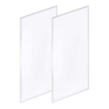 JONATHAN Y 2 ft. x 4 ft. Skylight 50-Watt 5500 Lumens Dimmable Integrated LED Flat Panel Light with 5000K, White (Set of 2)