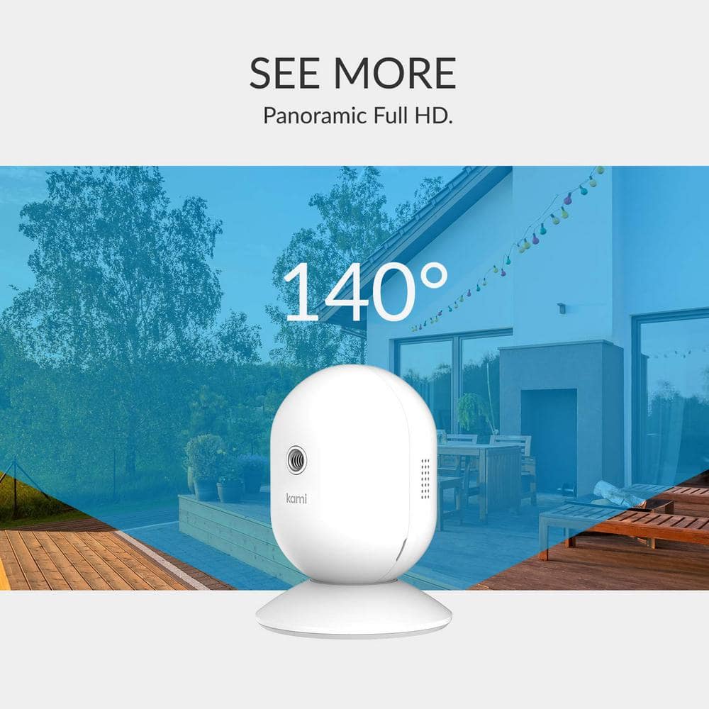 Kami WK101 Wireless Outdoor Security Surveillance Camera with IP-65 Water-Resistant Design and Night Vision
