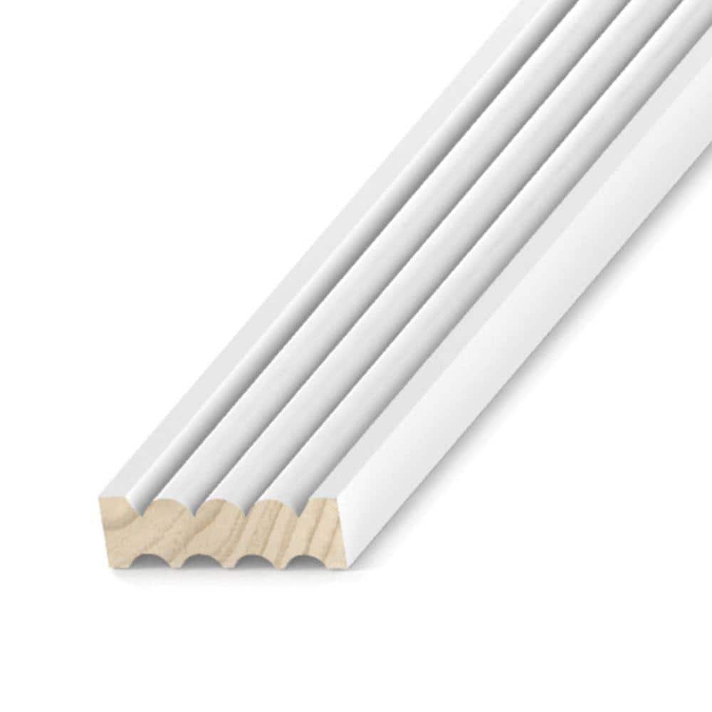 Kelleher Flute and Reed 11/16 in. x 2-1/4 in. Primed Pine Casing