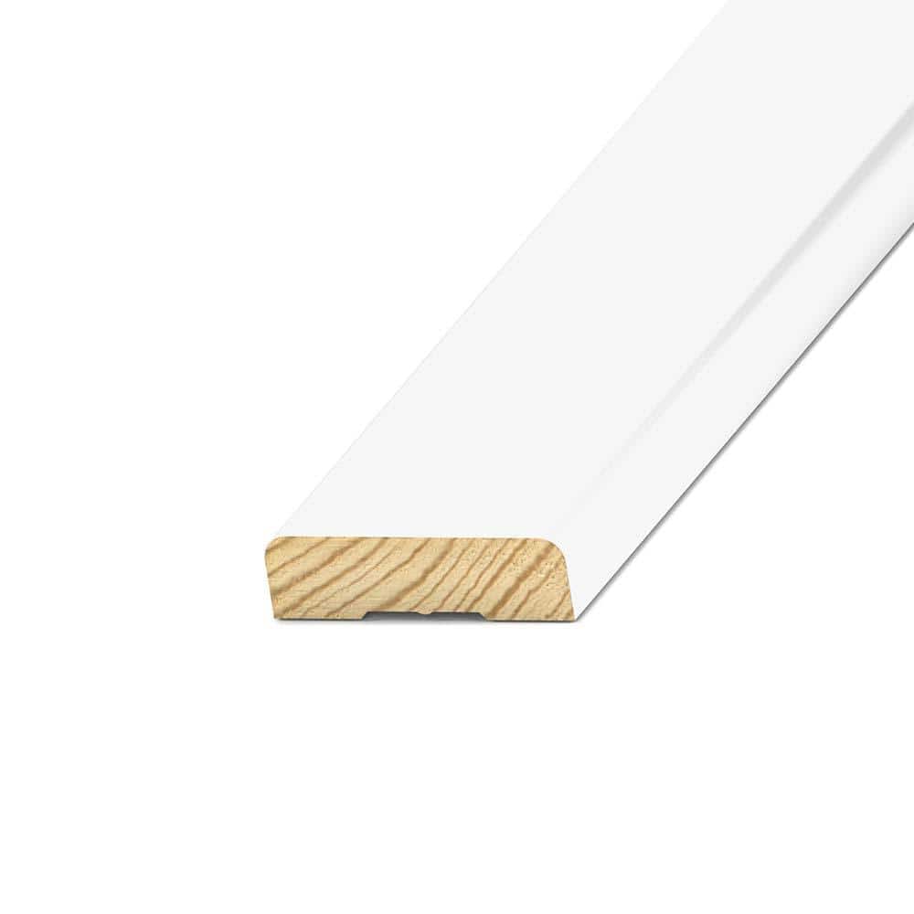 Kelleher Round Edge 9/16 in. x 2-1/4 in. Primed Pine Casing Molding