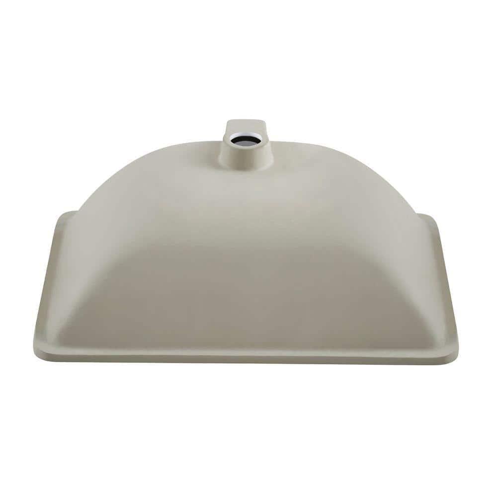 KRAUS Elavo Large Rectangular Ceramic Undermount Bathroom Sink in White with Overflow, 23-1/4 in. x 16-1/2 in.