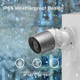 Laxihub 1080P Wired Outdoor Security Camera, Compatible with Alexa, IP65 Waterproof, Night Vision, APP Remote Access