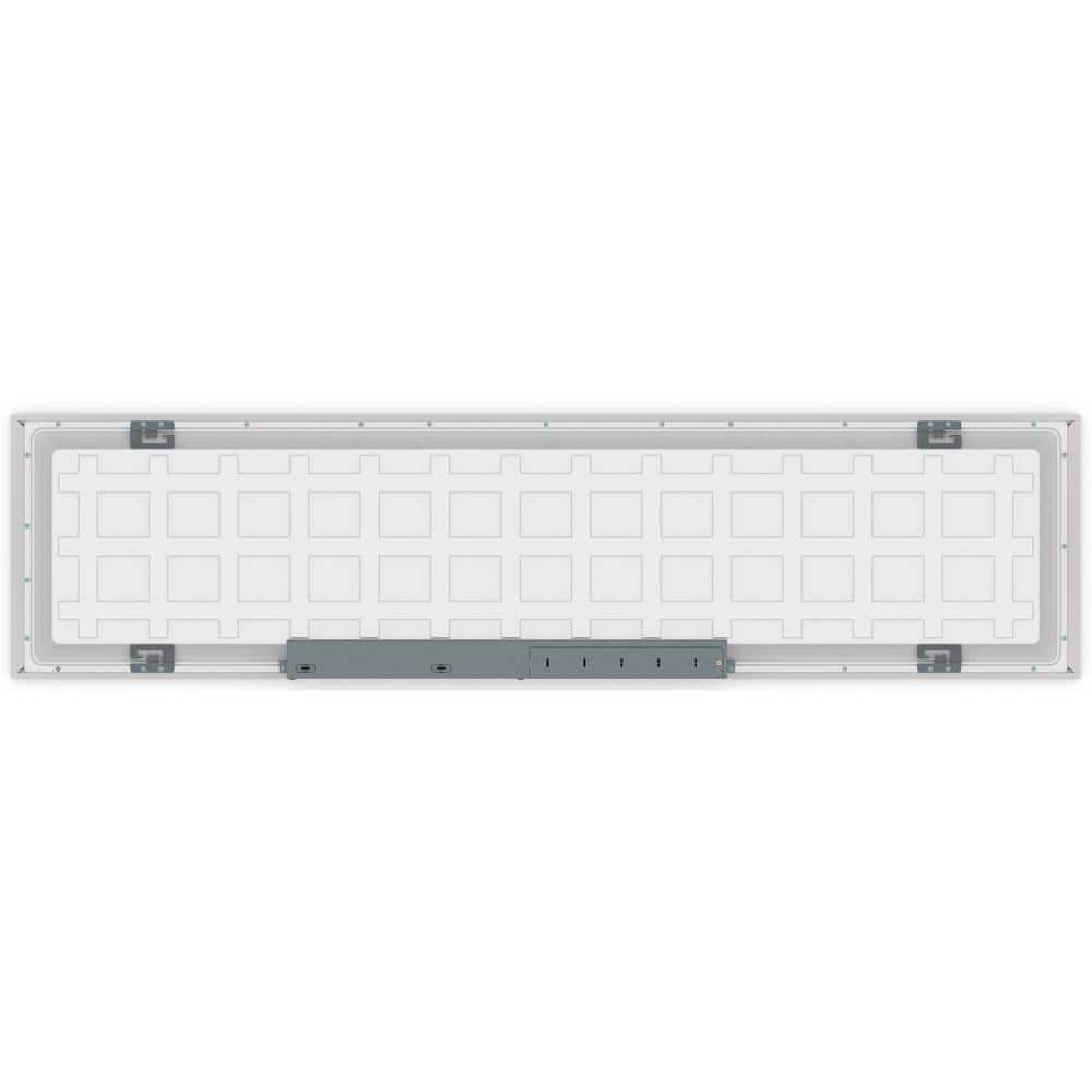 LEDone 1 ft. x 4 ft. 2500/3125/3750 Lumens Integrated LED Panel Light, 3500K/4500K/5000K (4-Pack)