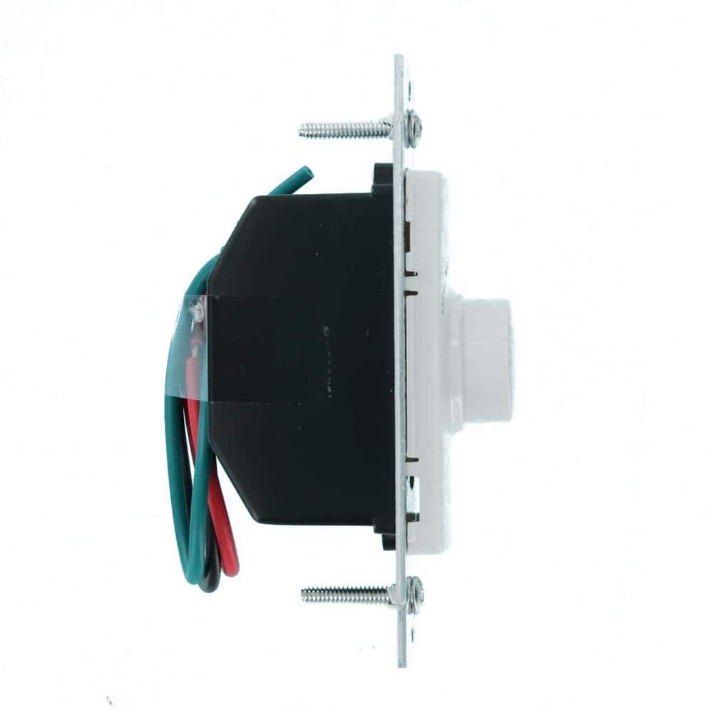 Leviton 1.5 Amp Decora Single-Pole Rotary Step Fan Speed Control, White