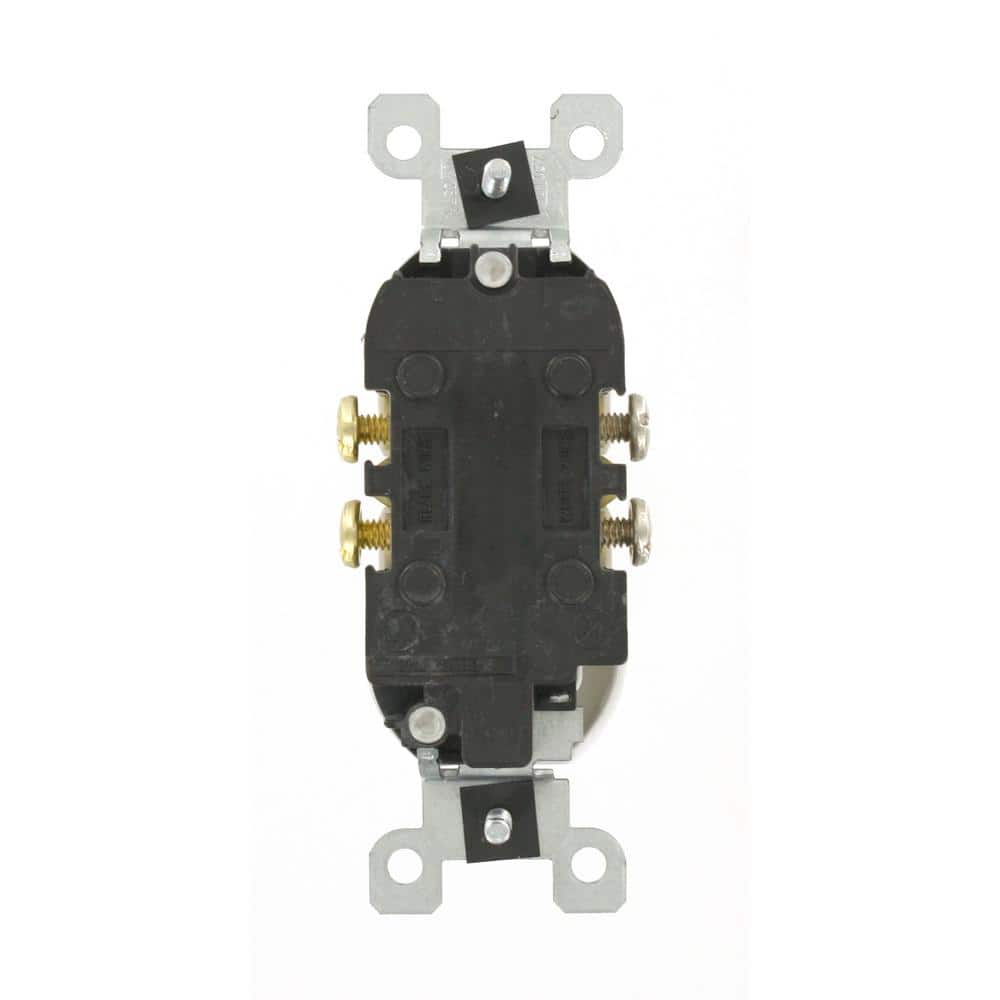 Leviton 15 Amp 2-Wire Duplex Outlet, White, NEMA 1-15R (Model 223-W)