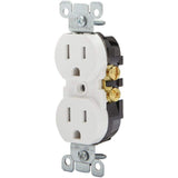 Leviton 15 Amp Tamper-Resistant Duplex Outlet, White (10-Pack)