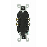Leviton 15 Amp Residential Grade Grounding Duplex Outlet, White (10-Pack)
