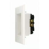 Leviton 15 Amp 1-Gang Recessed Duplex Power Outlet, White