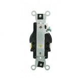 Leviton 15 Amp Commercial Grade Tamper-Resistant Single Outlet, White (NEMA 5-15R, 125V)
