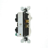 Leviton 15 Amp Tamper-Resistant Combination Switch and Outlet, White (R62-T5225-0WS)