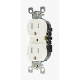 Leviton 15 Amp Weather & Tamper-Resistant Duplex Outlet, 125V, White (W5320-T0W)