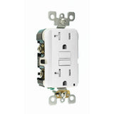 Leviton 20 Amp Self-Test SmartlockPro Slim Duplex Tamper Resistant GFCI Outlet, White (3-Pack)