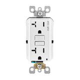 Leviton 20 Amp 125-Volt SmartlockPro Tamper-Resistant AFCI/GFCI Dual-Function Duplex Outlet, White (R02-AGTR2-0KW)