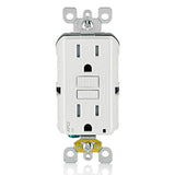 Leviton 15 Amp Tamper Resistant AFCI Outlet, White
