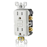 Leviton 15 Amp Tamper Resistant AFCI Outlet, White