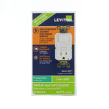 Leviton 15 Amp 125-Volt Combo Self-Test Tamper-Resistant GFCI Outlet and Switch, White