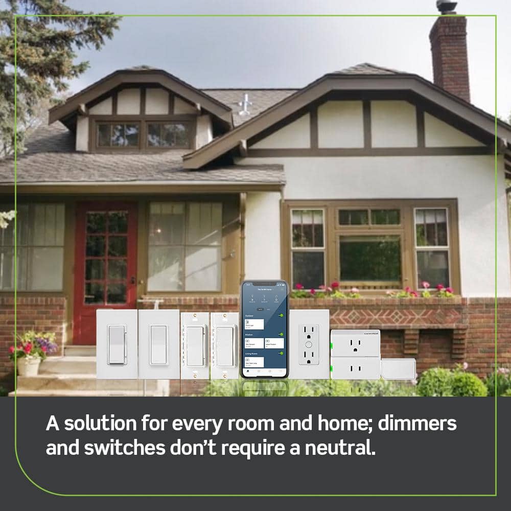 Leviton Decora Smart Wi-Fi Bridge, Use with DN6HD/DN15S No-Neutral Dimmers and Switches