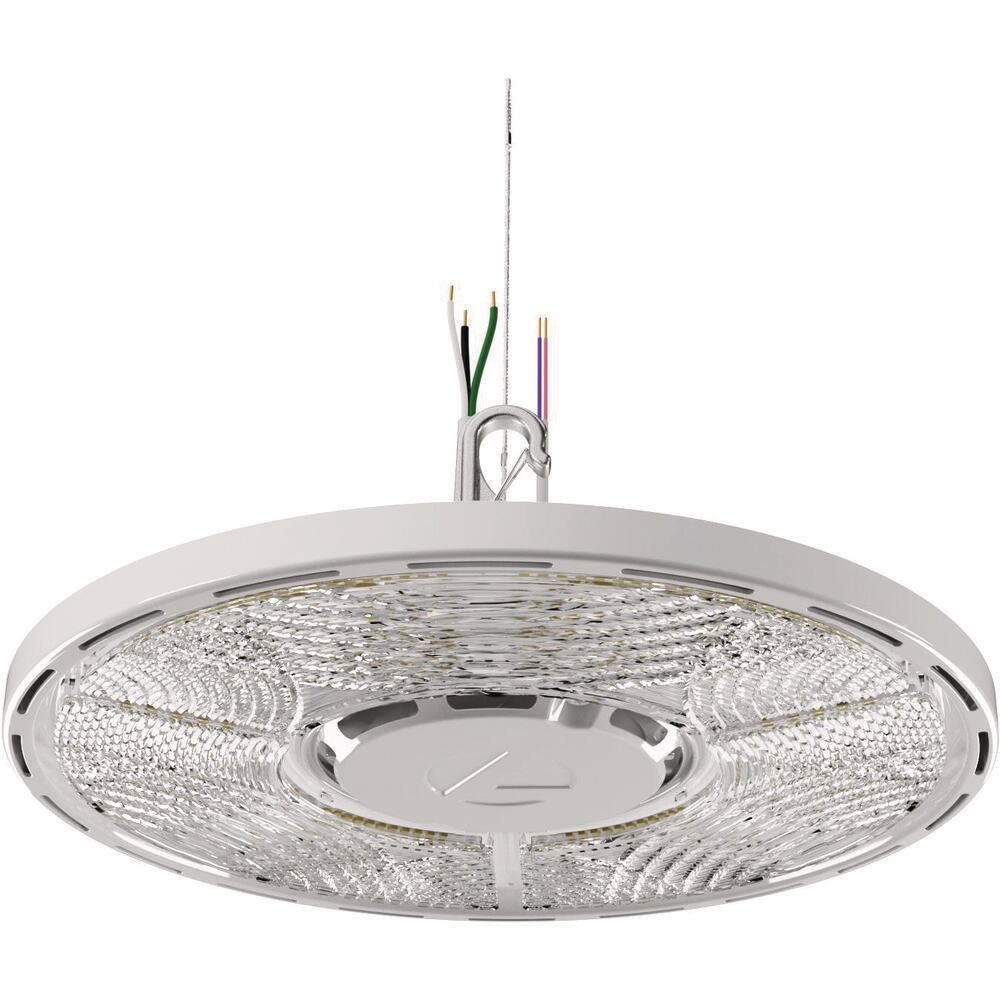 Lithonia Lighting Contractor Select CPRB 250-Watt Equivalent Integrated LED White High Bay Light Fixture, 4000K