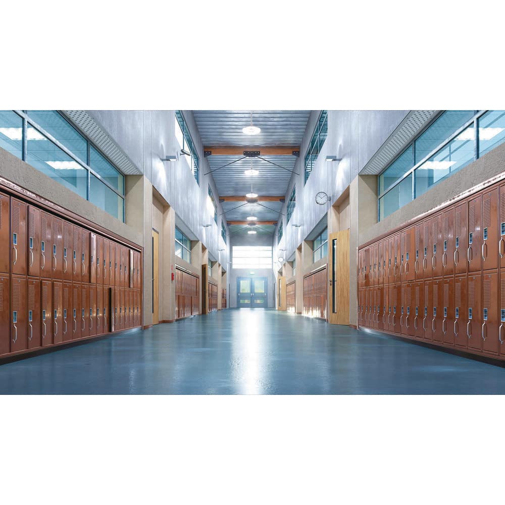 Lithonia Lighting Contractor Select CPRB 400-Watt Equivalent Integrated LED White High Bay Light Fixture, Switchable CCT