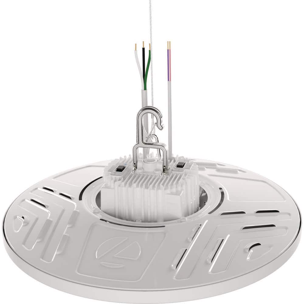 Lithonia Lighting Contractor Select CPRB 400-Watt Equivalent Integrated LED White High Bay Light Fixture, Switchable CCT