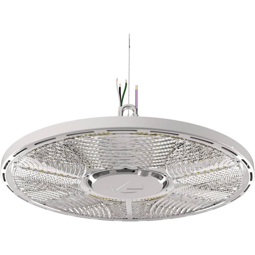 Lithonia Lighting Contractor Select CPRB 400-Watt Equivalent Integrated LED White High Bay Light Fixture, Switchable CCT