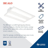 Lithonia Lighting IBE 1.5 ft. 200-Watt Equivalent Adjustable Lumen and CCT Integrated LED White High Bay Light