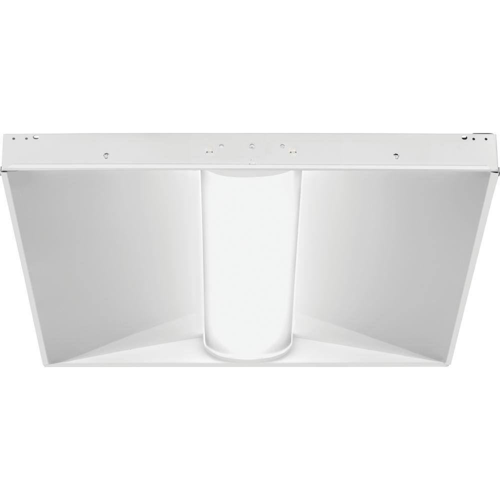 Lithonia Lighting Contractor Select BLC 2 ft. x 2 ft. 34 -Watt Equivalent Integrated LED White 3300 Lumens Curved Center Basket Troffer