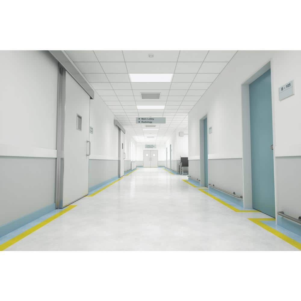 Lithonia Lighting Contractor Select CPANL 2 ft. x 4 ft. 4000/5000/6000 Lumens White Integrated LED Flat Panel Light