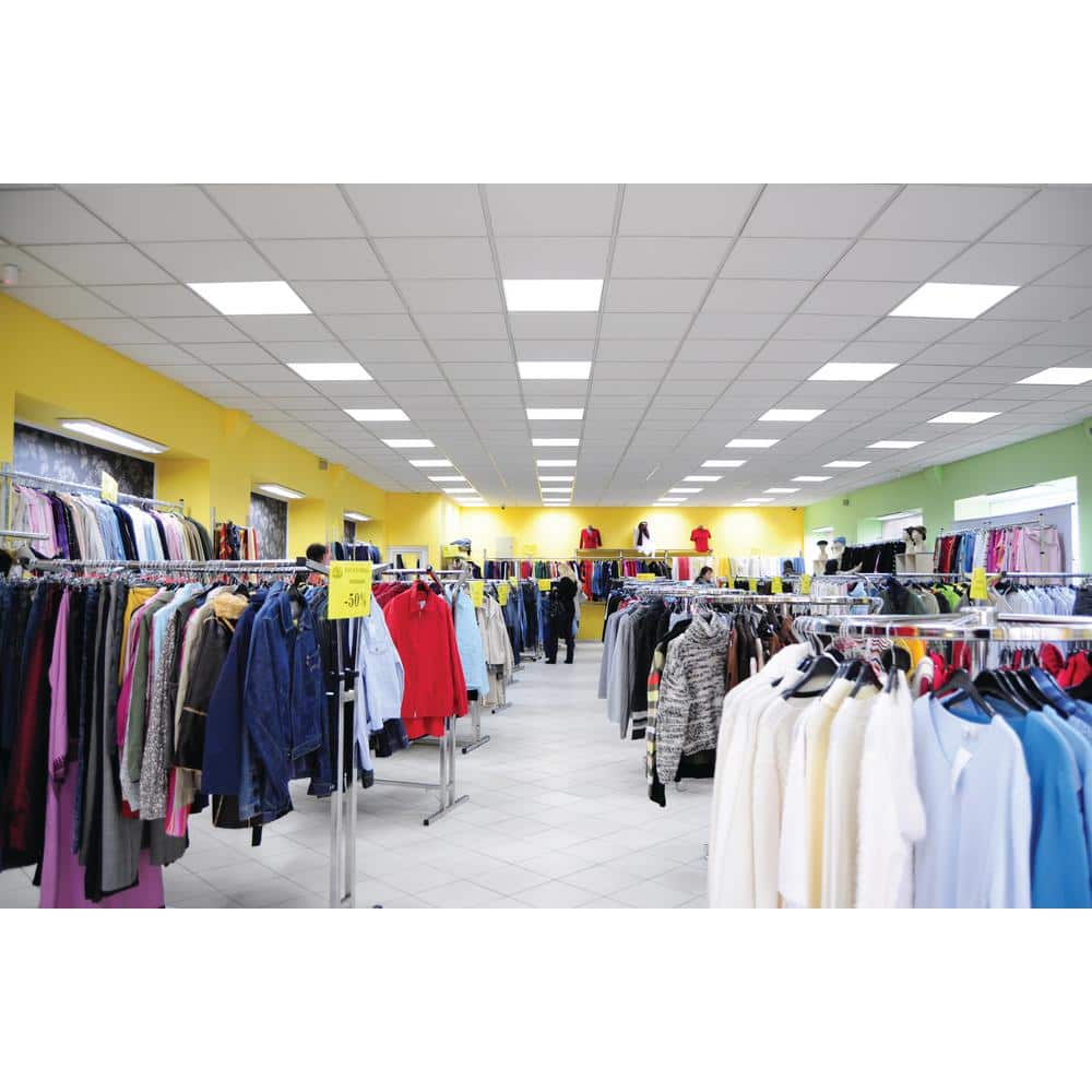 Lithonia Lighting Contractor Select CPX A12 Lens 2 ft. x 2 ft. 3200 Lumens Integrated LED Panel Light, 4000K
