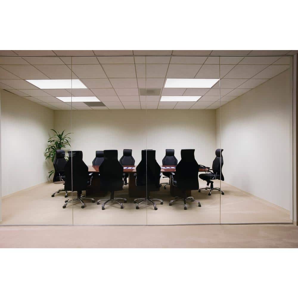 Lithonia Lighting Contractor Select CPX 2 ft. x 4 ft. White Integrated LED 4692 Lumens Flat Panel Light, 4000K