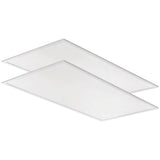 Lithonia Lighting CPX 23.8 in x 47.8 in. 200-Watt Equivalence 4000 Lumen Integrated LED White Troffer Light 4000K (2-Pack)