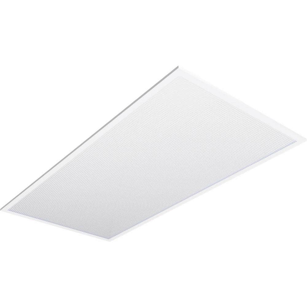 Lithonia Lighting CPX A12 Lens 2 ft. x 4 ft. 128-Watt Equivalent Adjustable Lumens Integrated LED White Troffer Light with Switchable CCT
