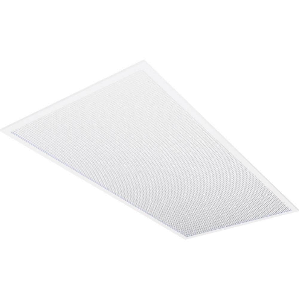 Lithonia Lighting CPX A12 Lens 2 ft. x 4 ft. 128-Watt Equivalent Adjustable Lumens Integrated LED White Troffer Light with Switchable CCT