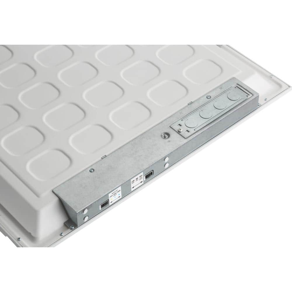 Lithonia Lighting Contractor Select CPX 2 ft. x 4 ft. Adjustable Lumens Integrated LED Panel Light with Switchable White Color Temperature