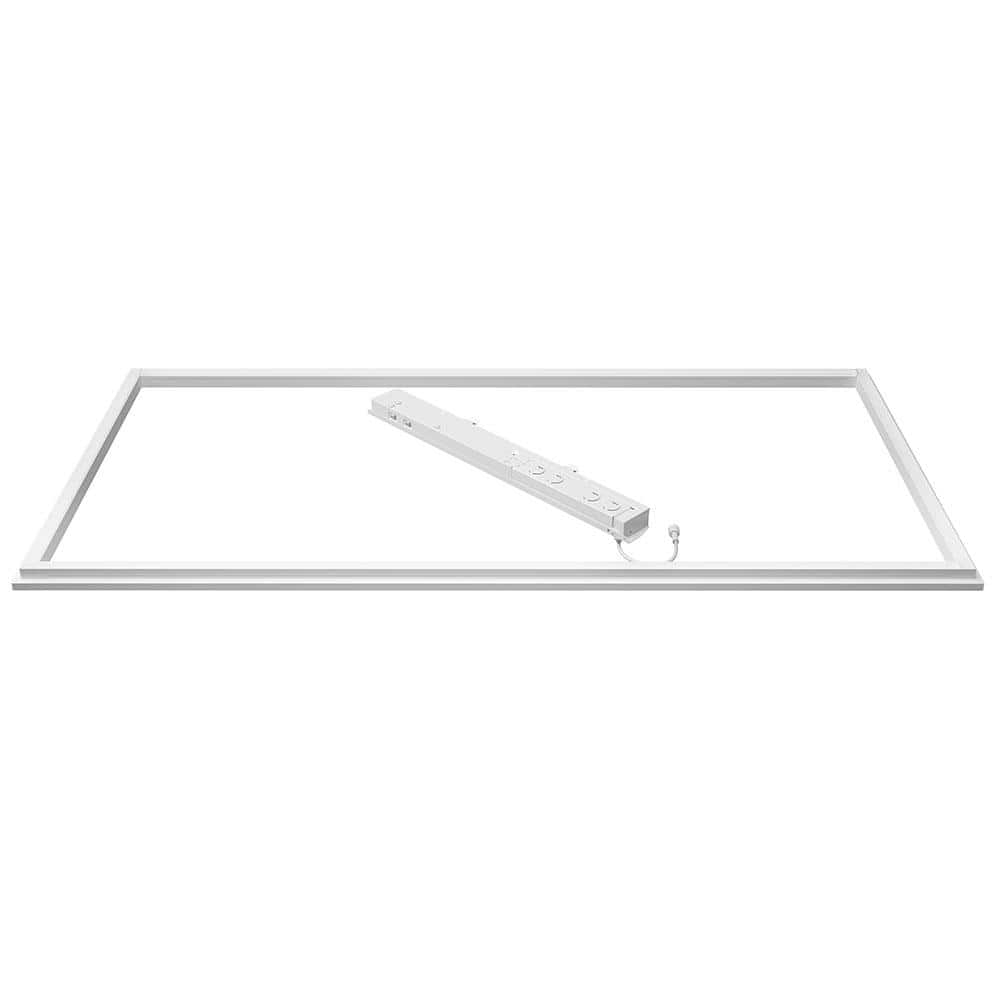 Lithonia Lighting Contractor Select LFRM 23.78 in. x 47.76 in. 4000/5000/6000 Lumens 3500K/4000K/5000K White Integrated LED Troffer Light